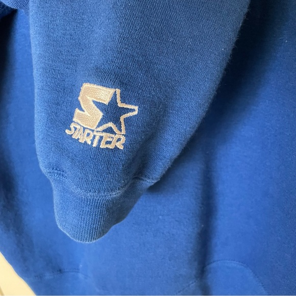 Mens Vintage Starter Patriots Sweater blue in XL - Picture 5 of 6